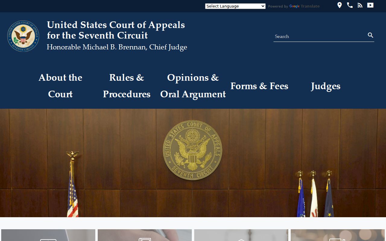 Seventh Circuit court page for Brooksburg federal appeals