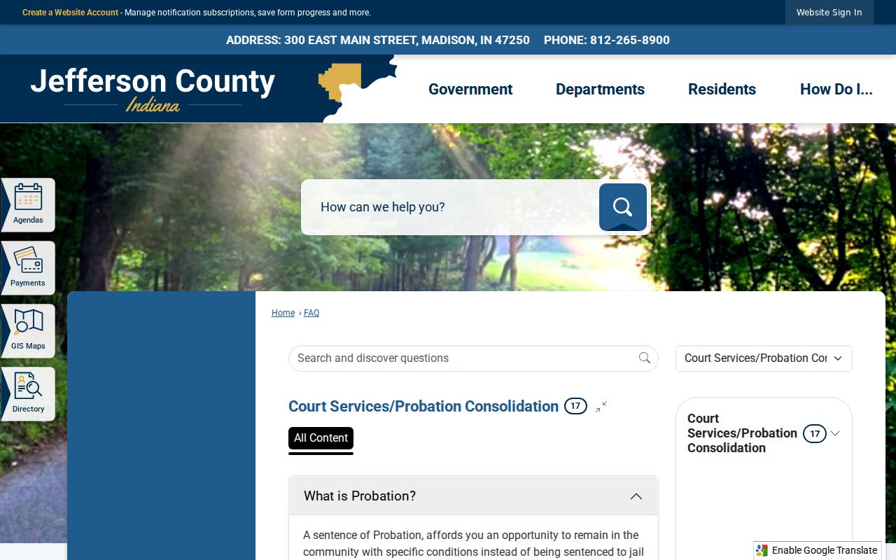 Jefferson County traffic court records payment FAQ